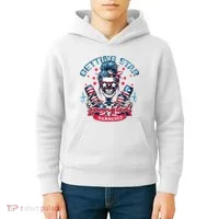 Getting Star Spangled Hammered Skeleton Kids Hoodie thumb 4