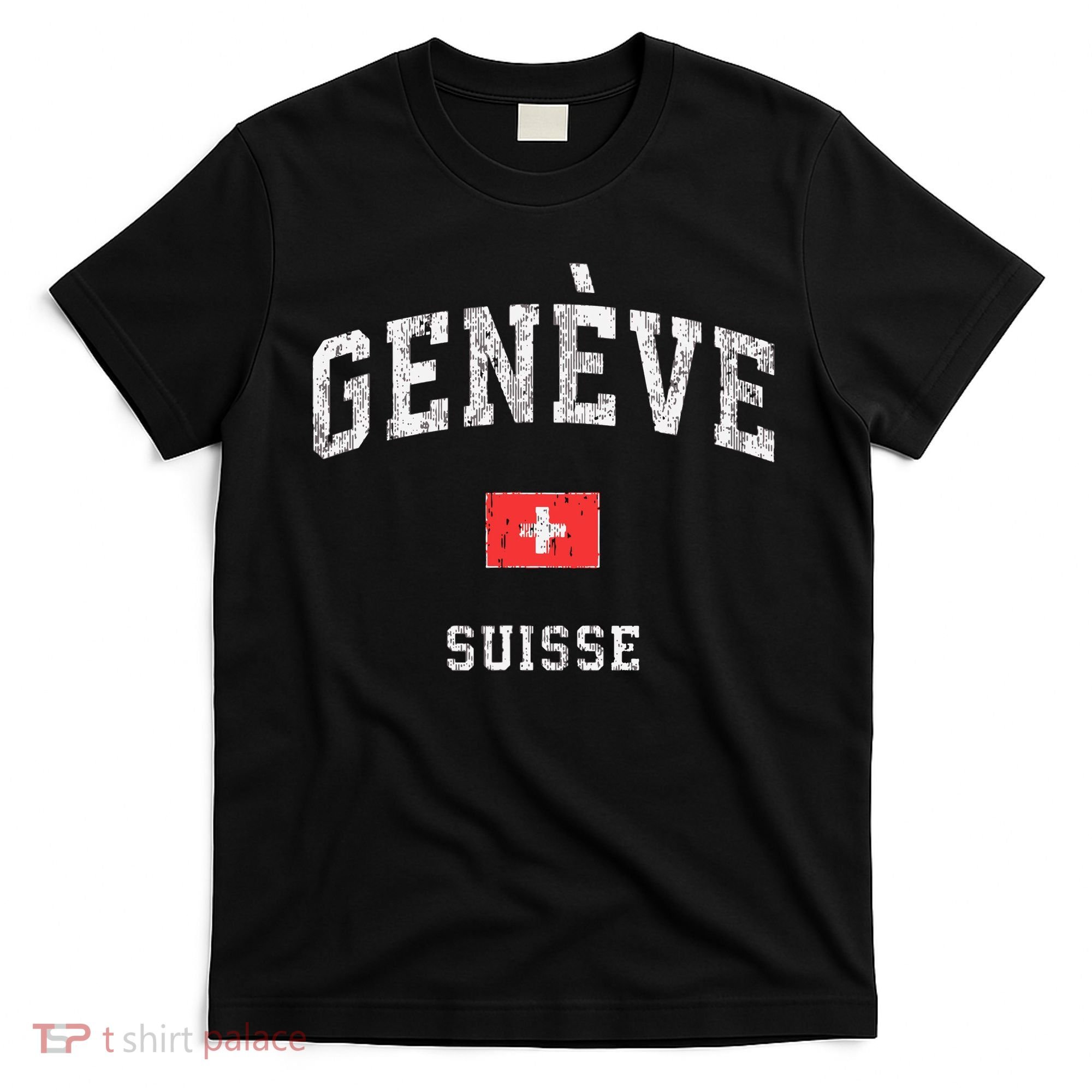 Geneva Suisse Switzerland Sports Vintage T-Shirt