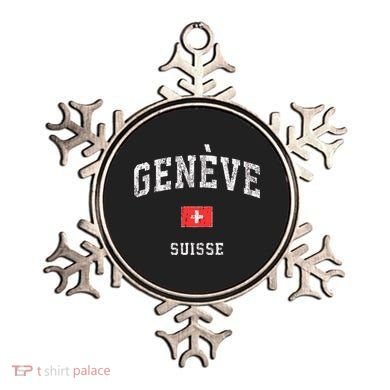 Geneva Suisse Switzerland Sports Vintage Ornament