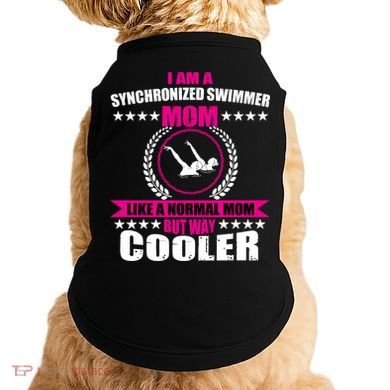 Great Synchronized Swimming Mom Design Synchro Gift Doggie Tank