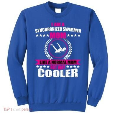 Great Synchronized Swimming Mom Design Synchro Gift Sweatshirt