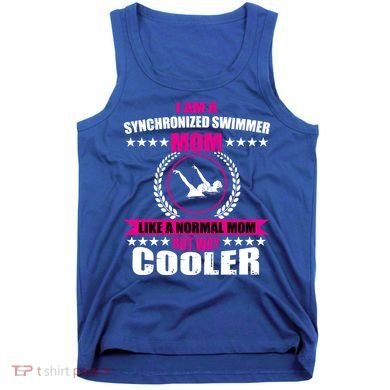 Great Synchronized Swimming Mom Design Synchro Gift Tank Top