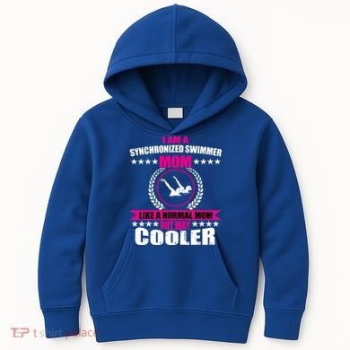 Great Synchronized Swimming Mom Design Synchro Gift Kids Hoodie