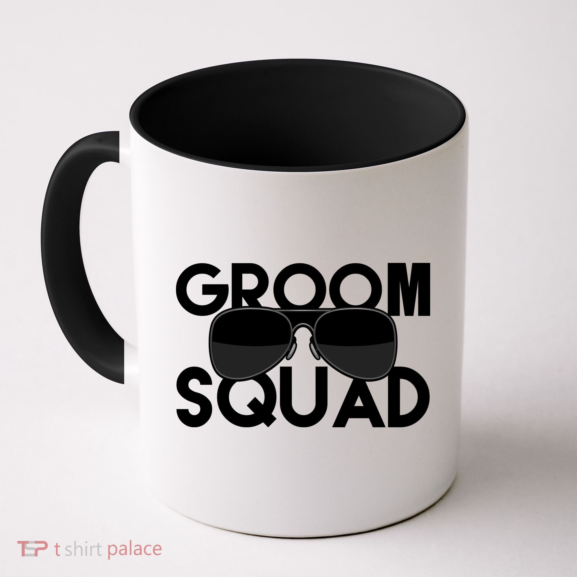 Groom Squad Sunglasses Bachelor Party Funny Coffee Mug