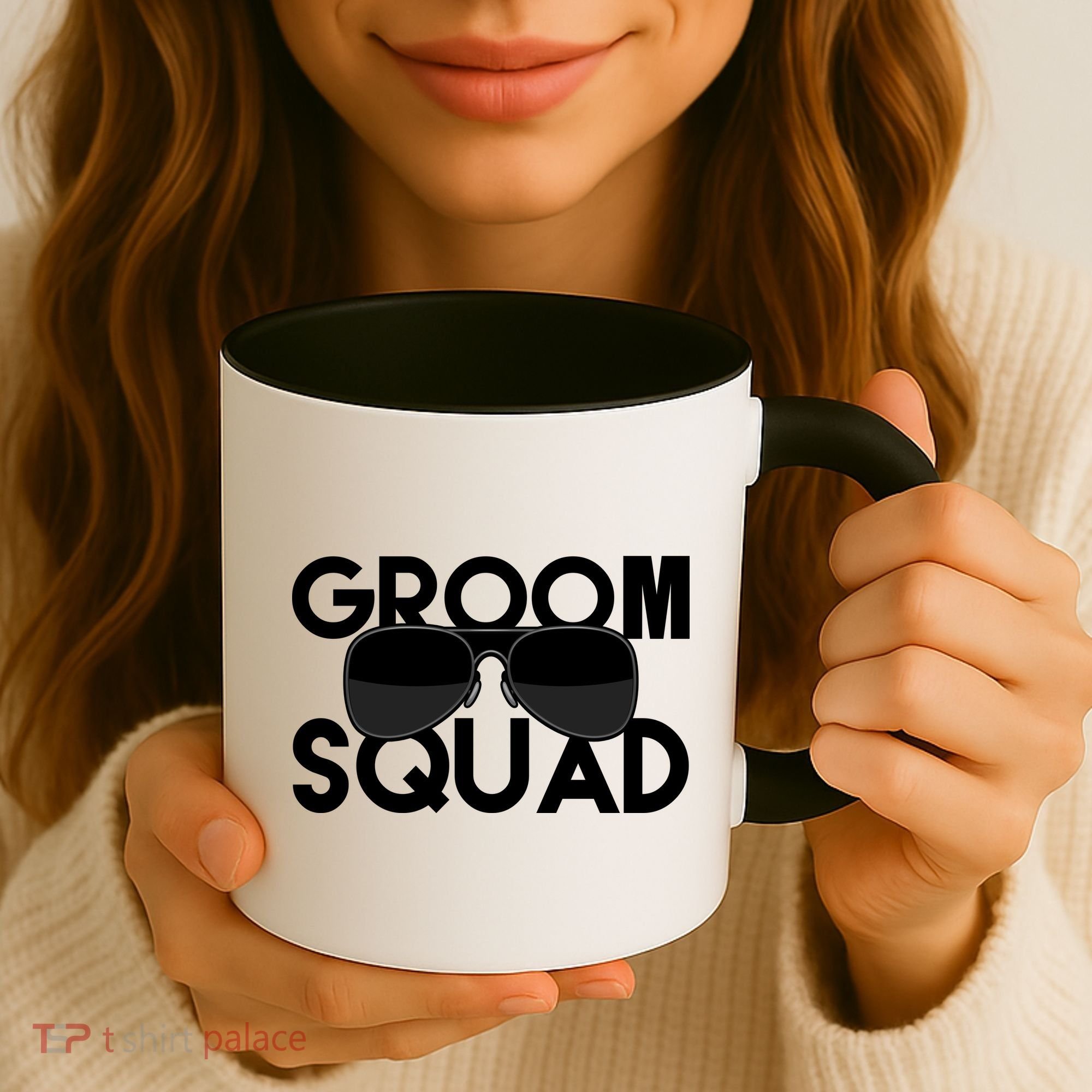 Groom Squad Sunglasses Bachelor Party Funny Coffee Mug