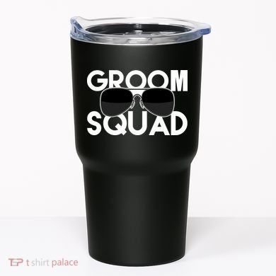 Groom Squad Sunglasses Bachelor Party Funny Tumbler