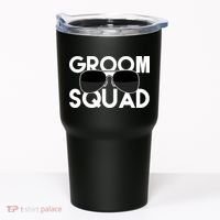 Groom Squad Sunglasses Bachelor Party Funny Tumbler thumb 0