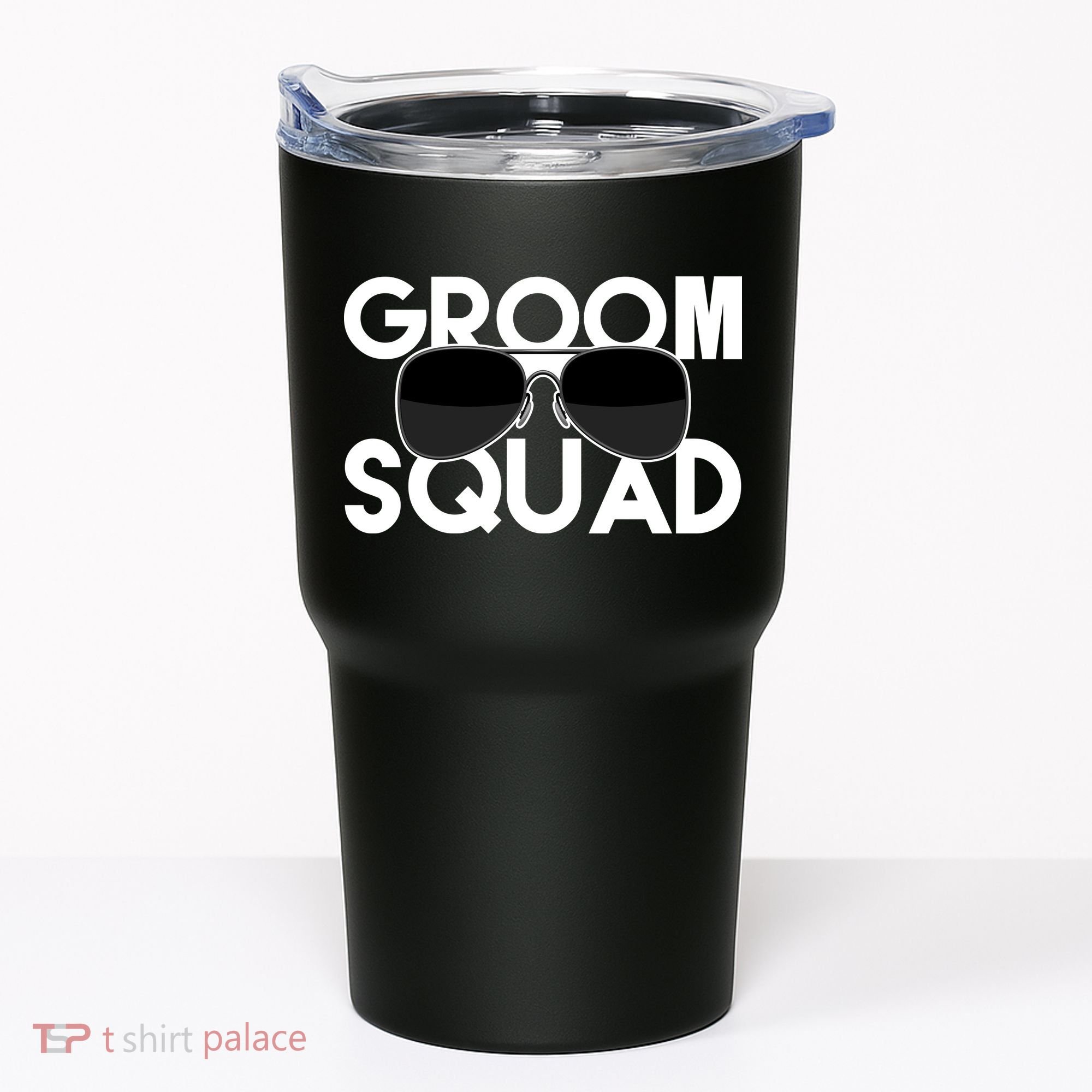 Groom Squad Sunglasses Bachelor Party Funny Tumbler