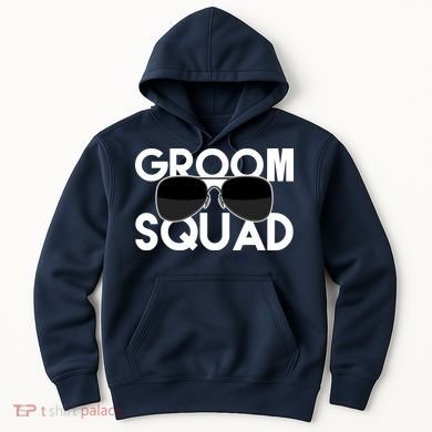 Groom Squad Sunglasses Bachelor Party Funny Hoodie