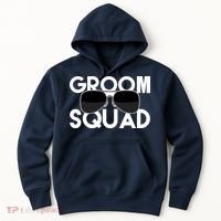 Groom Squad Sunglasses Bachelor Party Funny Hoodie thumb 0