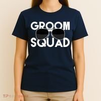 Groom Squad Sunglasses Bachelor Party Funny T-Shirt thumb 4