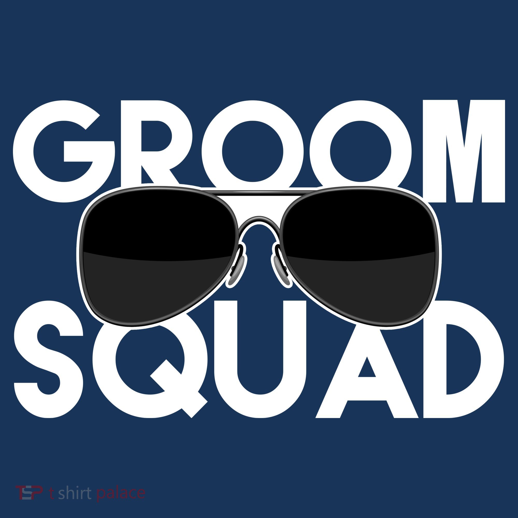 Groom Squad Sunglasses Bachelor Party Funny Women's Hoodie