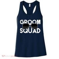 Groom Squad Sunglasses Bachelor Party Funny Women's Tank Top thumb 0