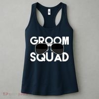 Groom Squad Sunglasses Bachelor Party Funny Women's Tank Top thumb 3