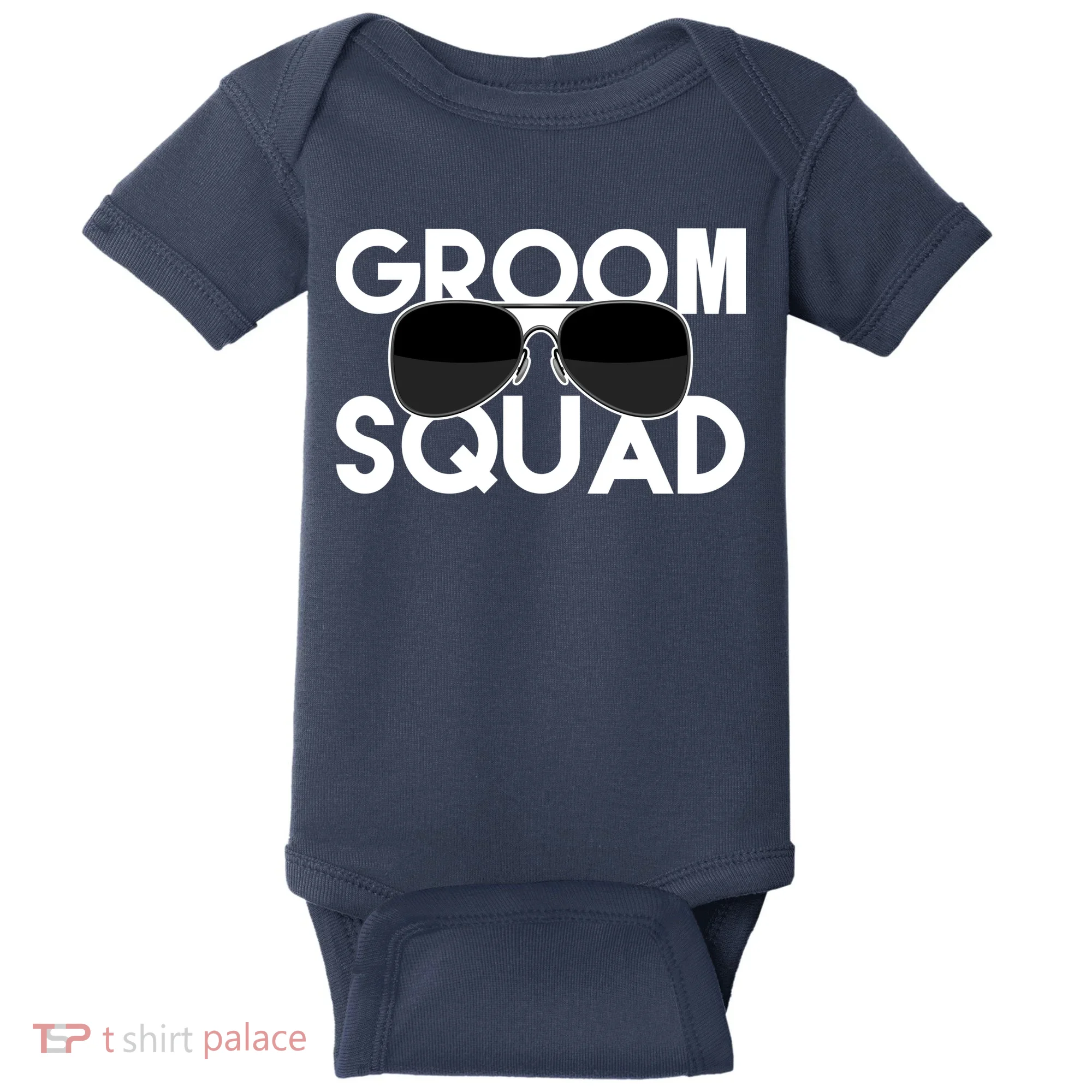 Groom Squad Sunglasses Bachelor Party Funny Baby Bodysuit
