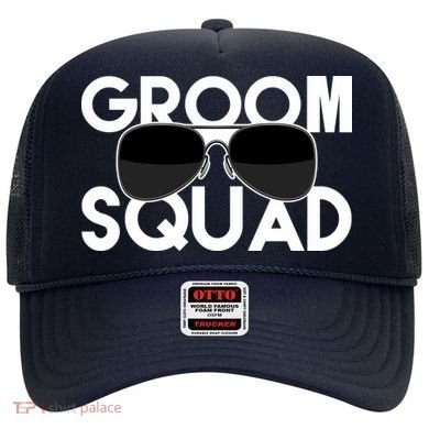 Groom Squad Sunglasses Bachelor Party Funny Hat