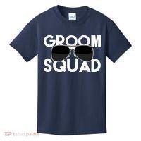 Groom Squad Sunglasses Bachelor Party Funny Kids T-Shirt thumb 0