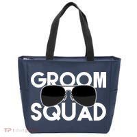 Groom Squad Sunglasses Bachelor Party Funny Tote Bag thumb 0
