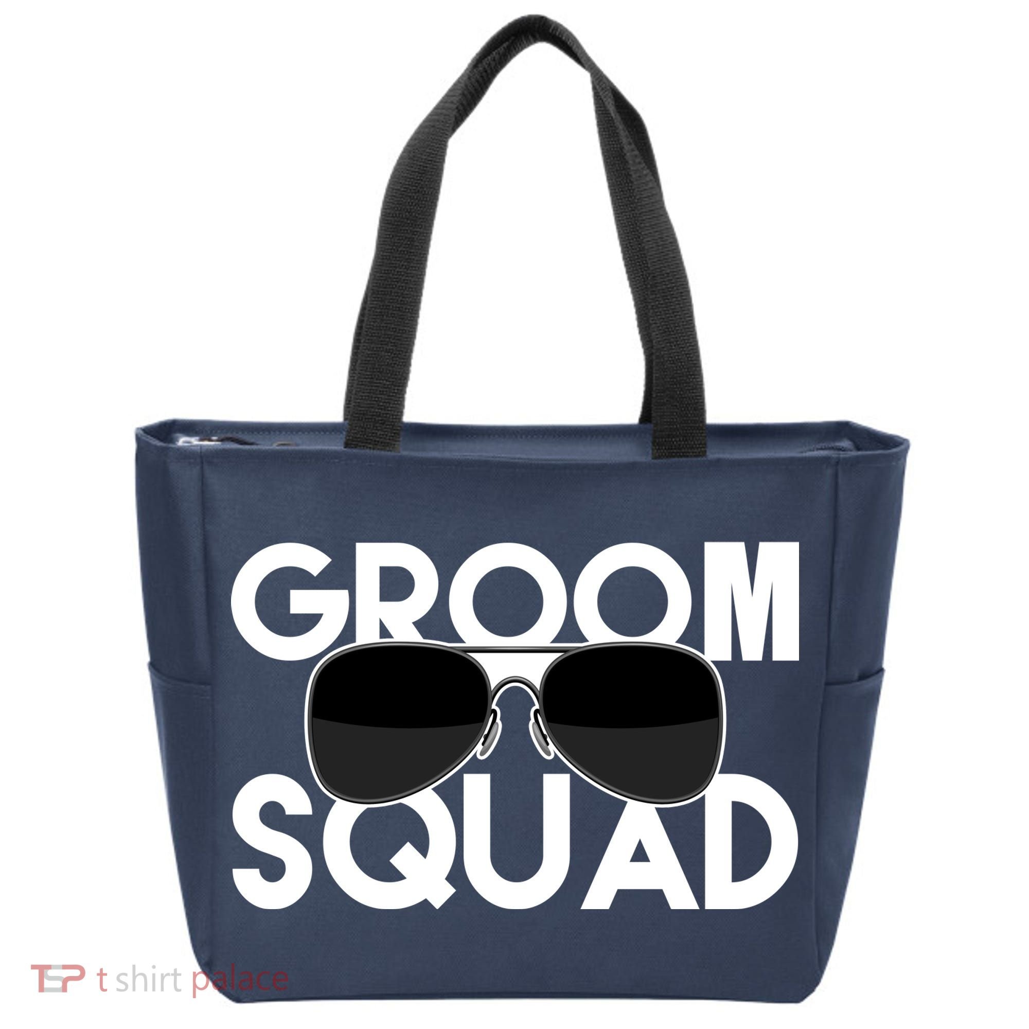 Groom Squad Sunglasses Bachelor Party Funny Tote Bag