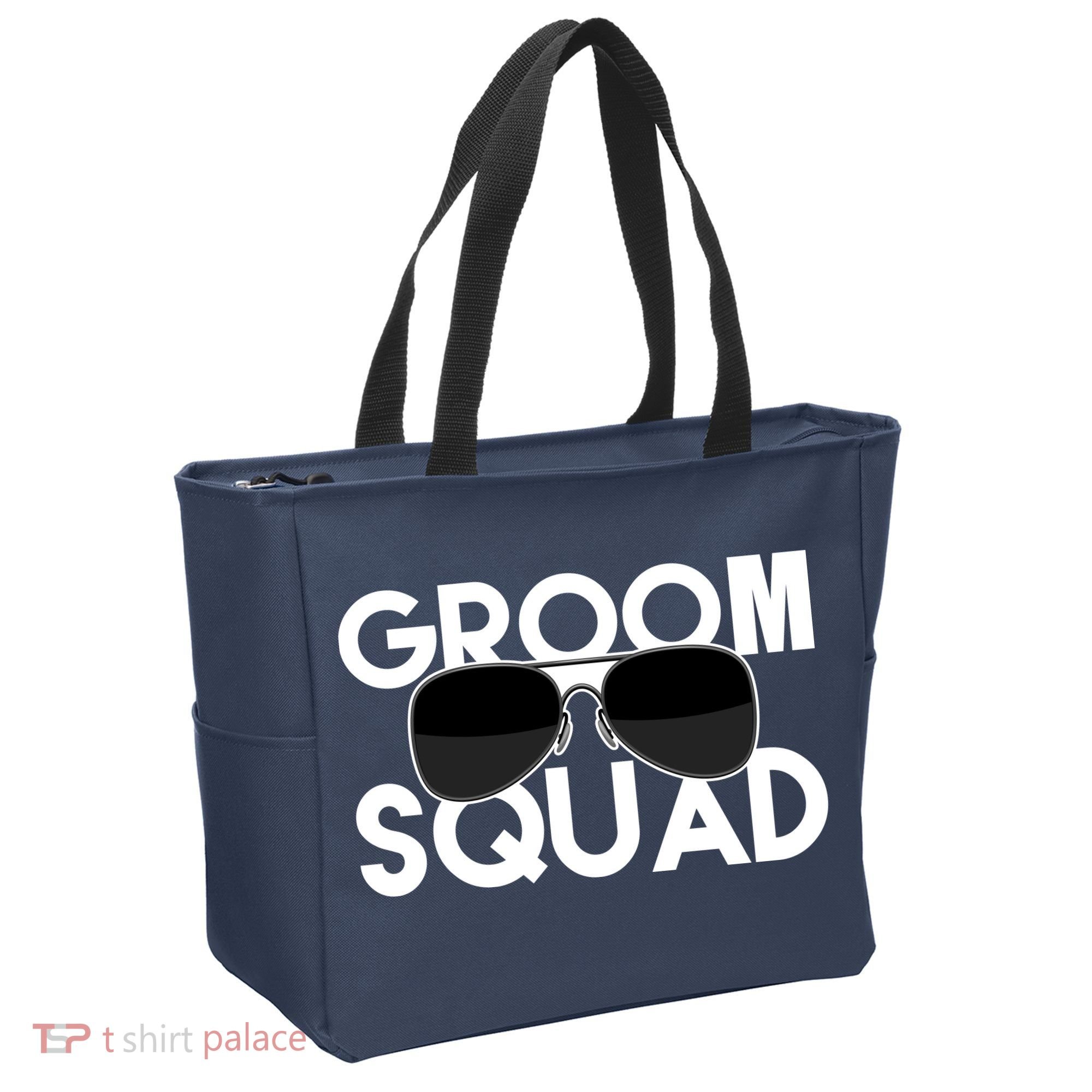 Groom Squad Sunglasses Bachelor Party Funny Tote Bag