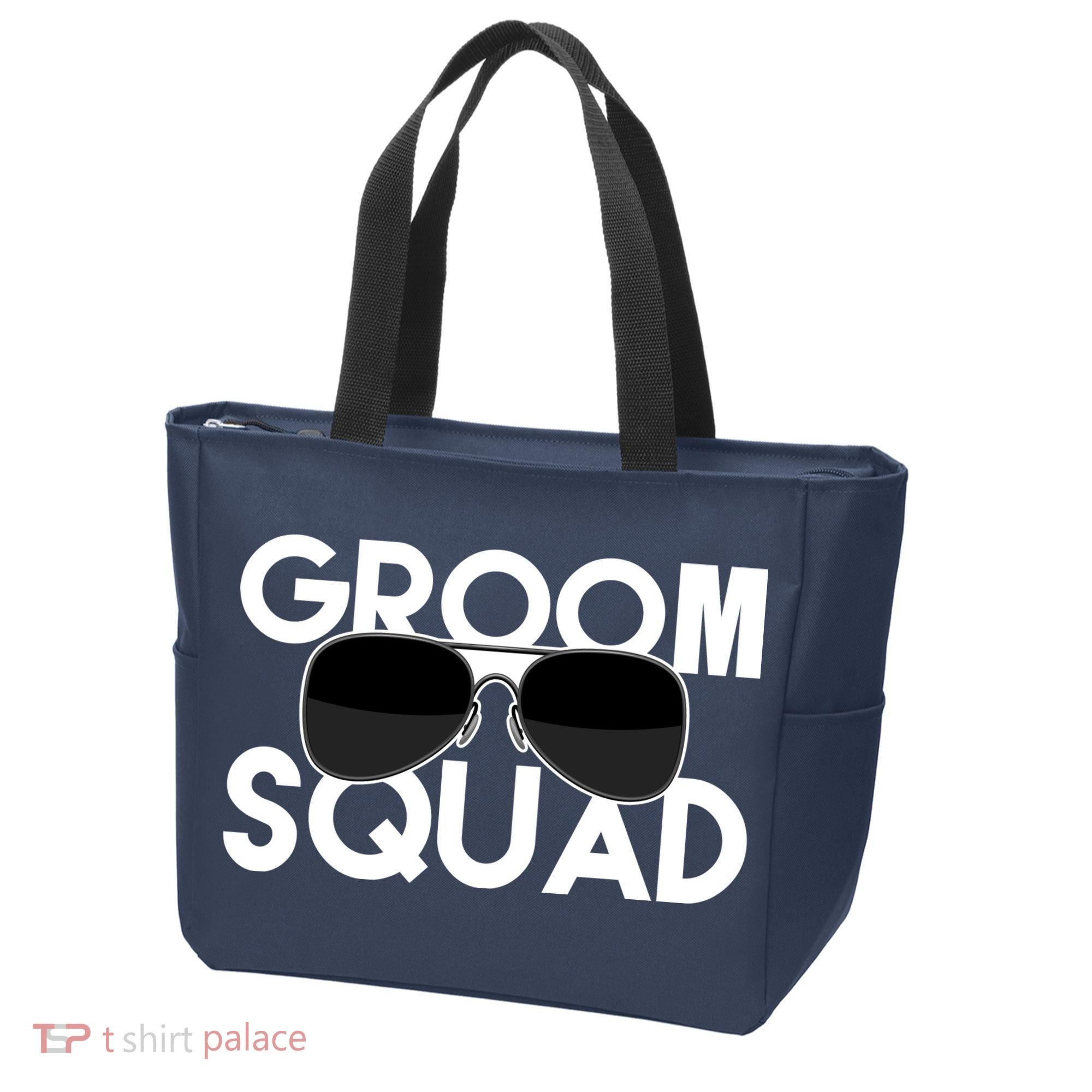 Groom Squad Sunglasses Bachelor Party Funny Tote Bag