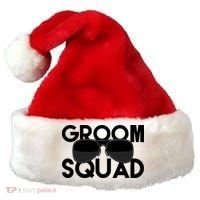 Groom Squad Sunglasses Bachelor Party Funny Santa Hat thumb 0
