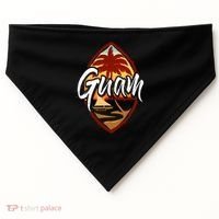 Guam Seal Sunset 671 Guaian Chamorro Gift USA-Made Doggie Bandana thumb 0
