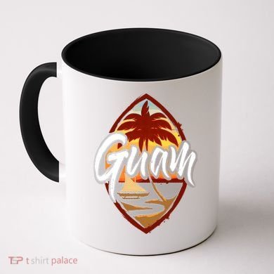Guam Seal Sunset 671 Guaian Chamorro Gift Coffee Mug