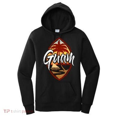 Guam Seal Sunset 671 Guaian Chamorro Gift Women's Hoodie