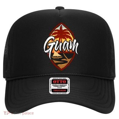 Guam Seal Sunset 671 Guaian Chamorro Gift Hat