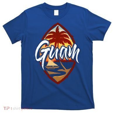 Guam Seal Sunset 671 Guaian Chamorro Gift T-Shirt