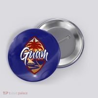 Guam Seal Sunset 671 Guaian Chamorro Gift Button thumb 0