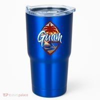 Guam Seal Sunset 671 Guaian Chamorro Gift Tumbler thumb 0