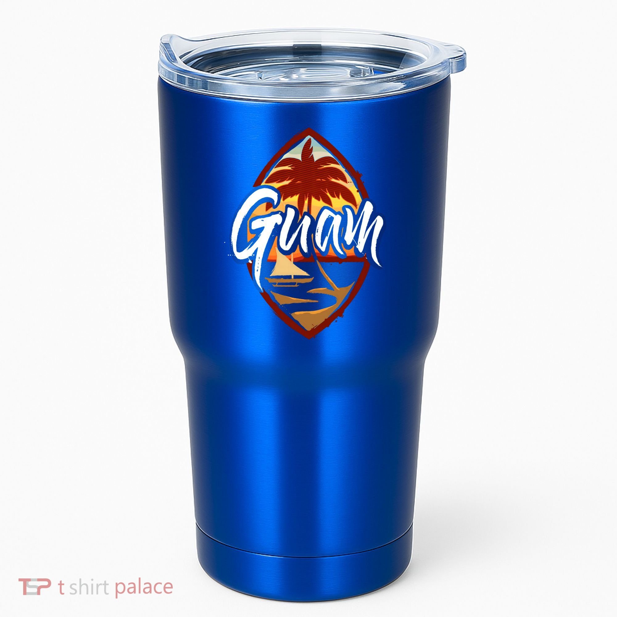 Guam Seal Sunset 671 Guaian Chamorro Gift Tumbler