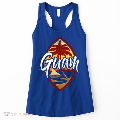 Guam Seal Sunset 671 Guaian Chamorro Gift Women's Tank Top