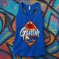 Guam Seal Sunset 671 Guaian Chamorro Gift Women's Tank Top thumb 3