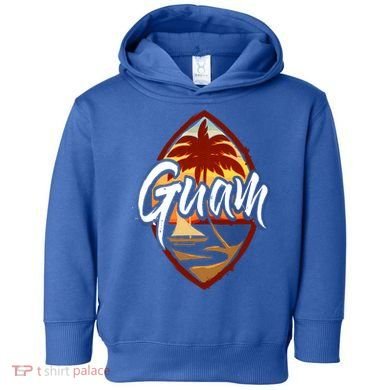 Guam Seal Sunset 671 Guaian Chamorro Gift Toddler Hoodie