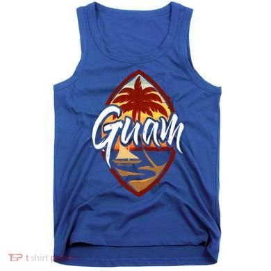 Guam Seal Sunset 671 Guaian Chamorro Gift Tank Top