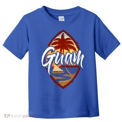 Guam Seal Sunset 671 Guaian Chamorro Gift Toddler T-Shirt