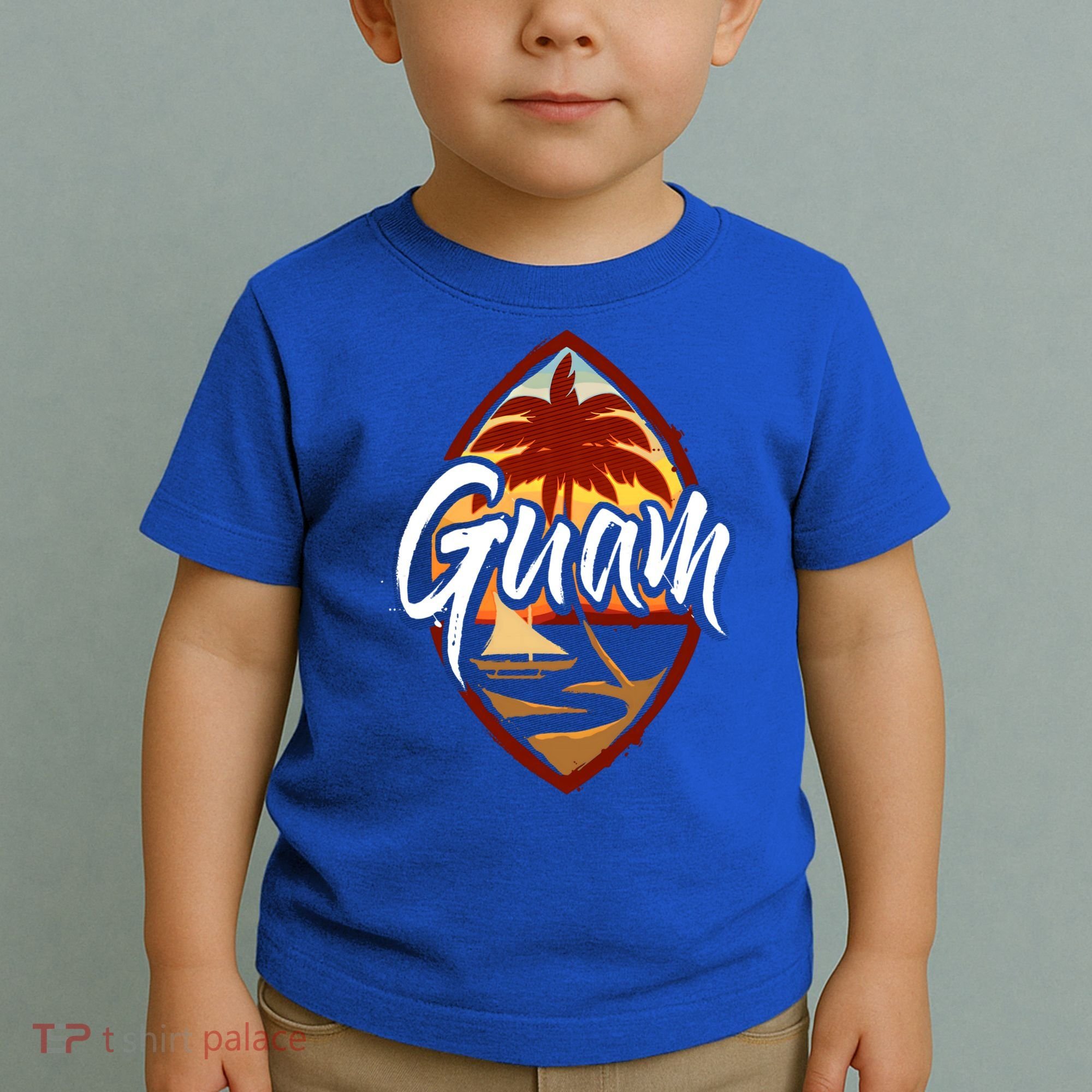 Guam Seal Sunset 671 Guaian Chamorro Gift Toddler T-Shirt