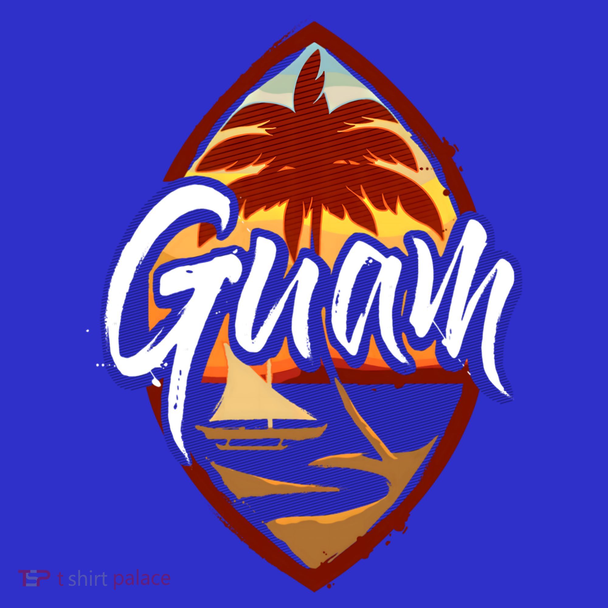 Guam Seal Sunset 671 Guaian Chamorro Gift Kids Sweatshirt