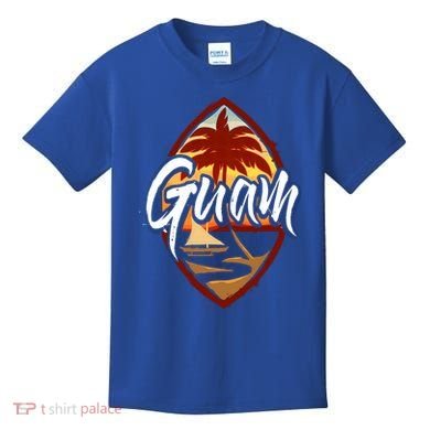 Guam Seal Sunset 671 Guaian Chamorro Gift Kids T-Shirt
