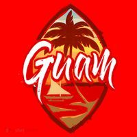 Guam Seal Sunset 671 Guaian Chamorro Gift Santa Hat thumb 1