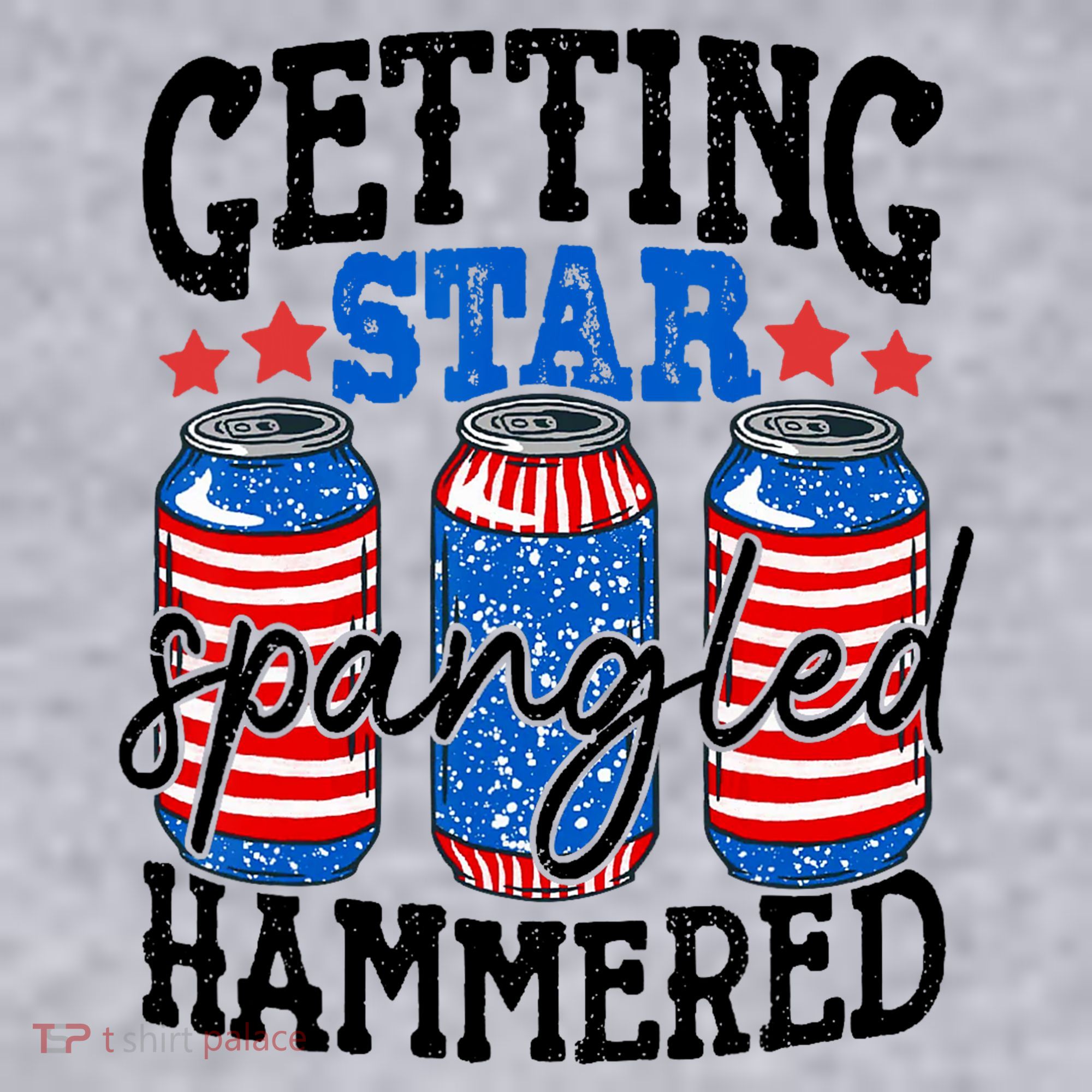 Getting Star Spangled Hammered Funny 4th Of July Patriotic Women's Sweatshirt