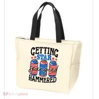 Getting Star Spangled Hammered Funny 4th Of July Patriotic Tote Bag thumb 3