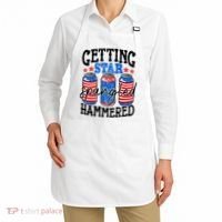 Getting Star Spangled Hammered Funny 4th Of July Patriotic Apron thumb 2