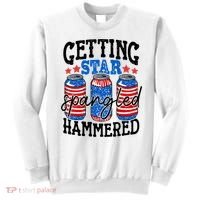 Getting Star Spangled Hammered Funny 4th Of July Patriotic Sweatshirt thumb 0