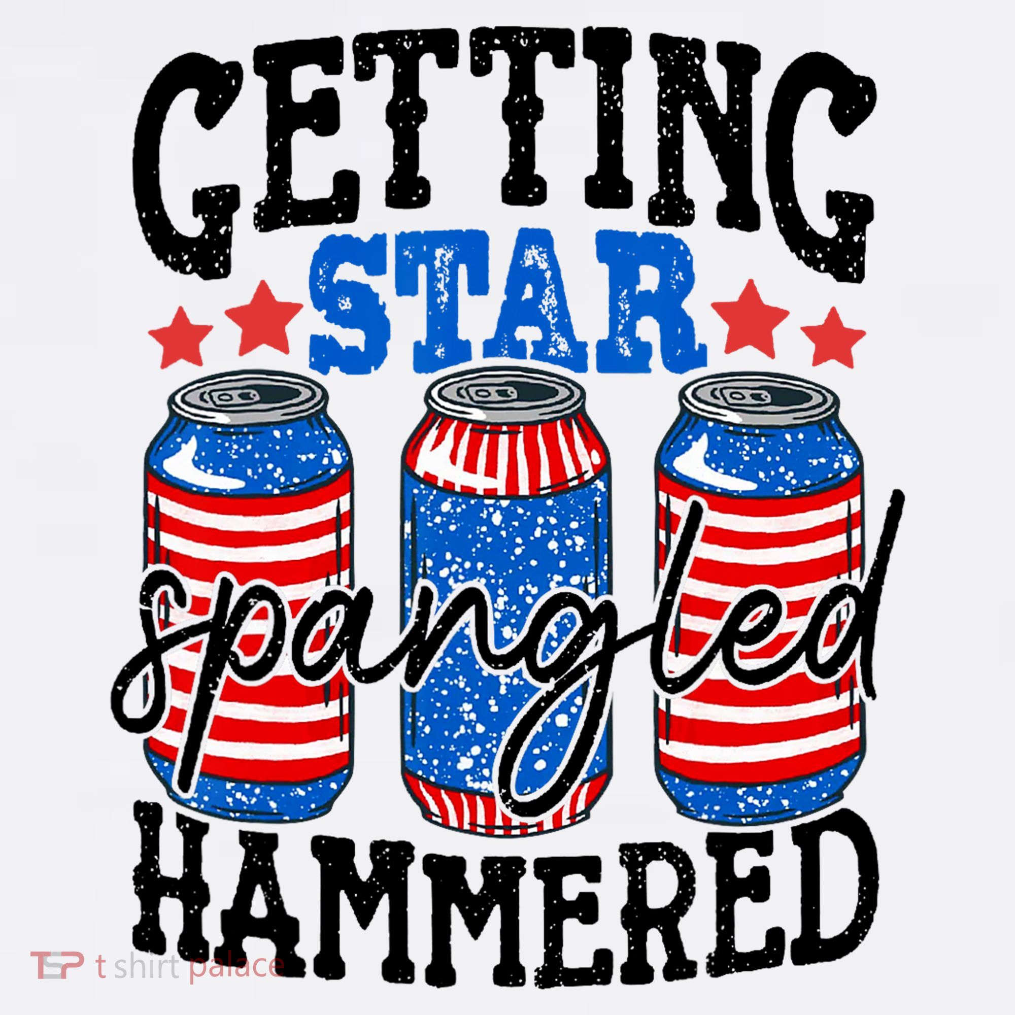 Getting Star Spangled Hammered Funny 4th Of July Patriotic Visor