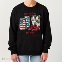Getting Star Spangled Hammered Funny America 4th Of July Women's Sweatshirt thumb 0