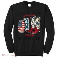 Getting Star Spangled Hammered Funny America 4th Of July Sweatshirt thumb 0